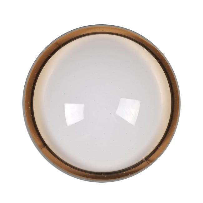 Plafon Tuluza taupe-złoty 40 cm LED Goldlux