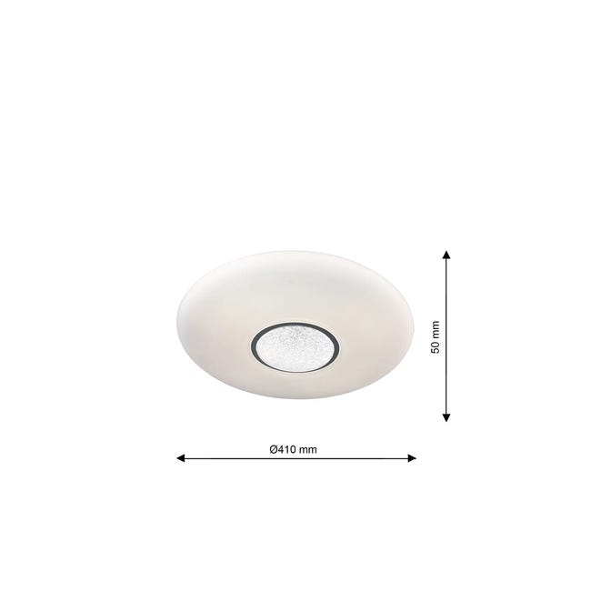 Plafon VELA z pilotem 41 cm biały LED EKO-LIGHT
