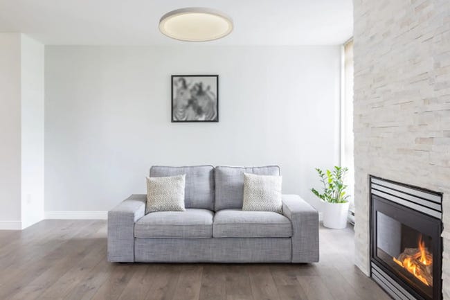 Plafon Vegas biały śr. 30 cm LED Light Prestige