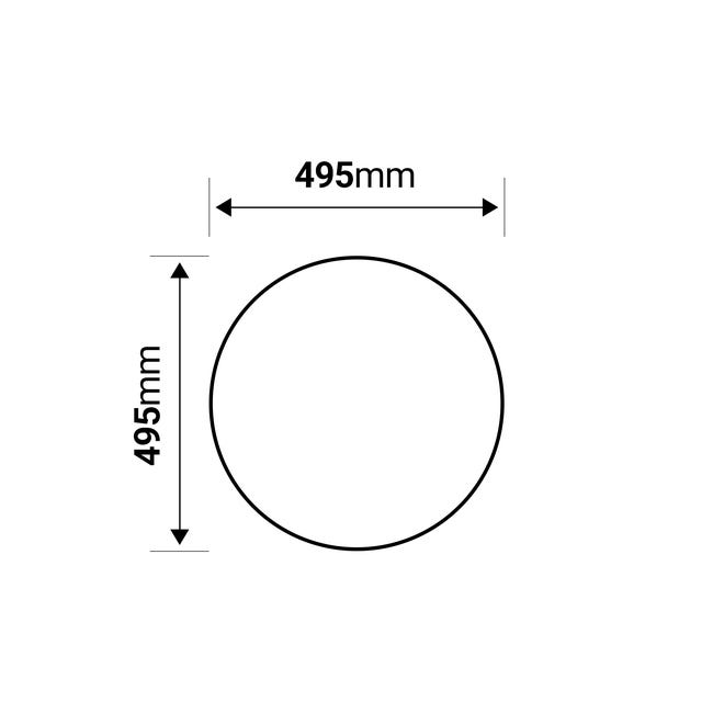 Plafon z WiFi 50 cm 3500 lm IP50 LED Yeelight