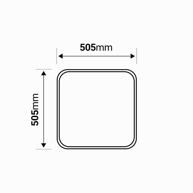 Plafon z WiFi 50 cm biały 3500 lm IP50 LED Yeelight