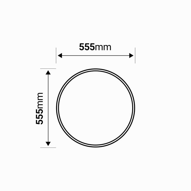 Plafon z WiFi 55 cm biały 3500 lm IP50 LED Yeelight