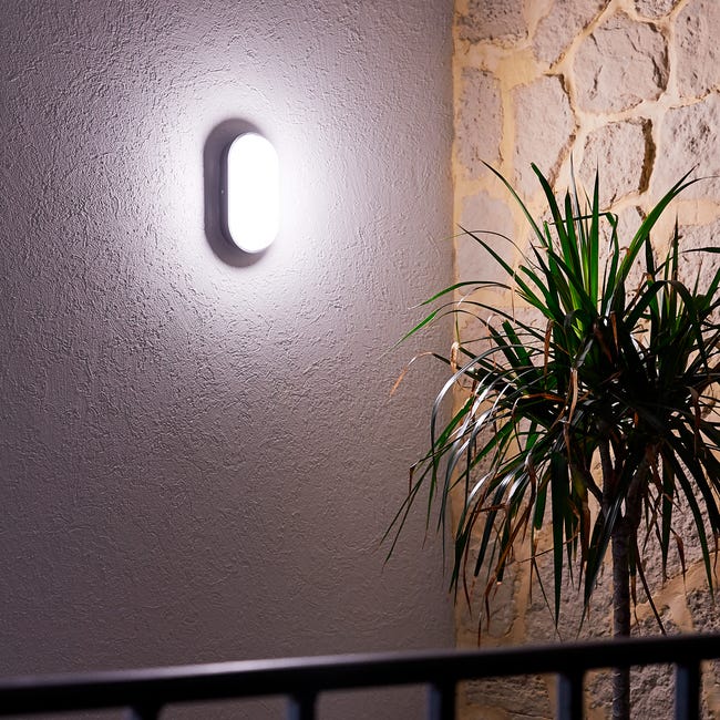 Plafon zewnętrzny Ezy IP65 1620 lm LED czarny Inspire