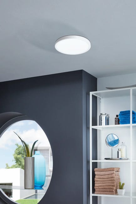 Plafon łazienkowy Fueva IP44 28.5 cm okrągły LED Eglo