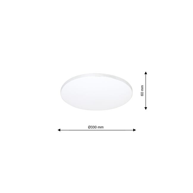 Plafon łazienkowy MAYA IP44 33 cm biały LED EKO-LIGHT