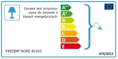 Plafon łazienkowy NORD IP44 chrom E27 PREZENT