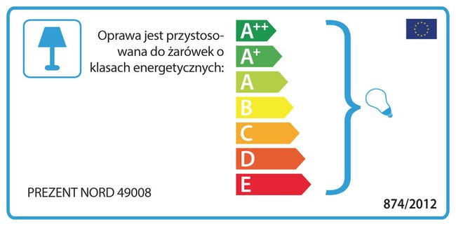 Plafon łazienkowy NORD IP44 chrom E27 PREZENT