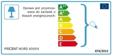 Plafon łazienkowy NORD IP44 chrom E27 PREZENT
