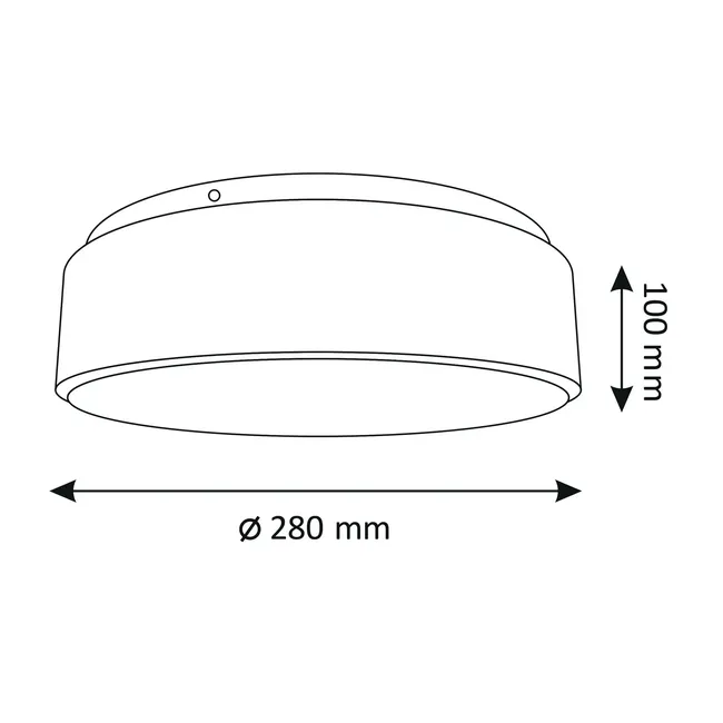 Plafon łazienkowy Rene IP44 biały LED Polux