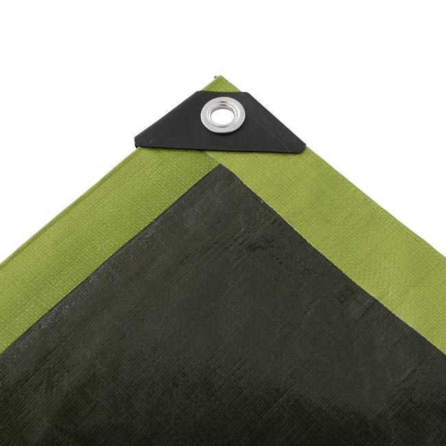 Plandeka ochronna 8x12 m 240 g/m zielona Dexter