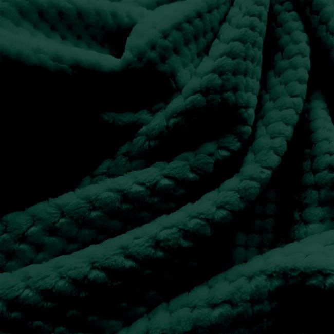 Pled Casablanca ciemnozielony 150 x 200 cm