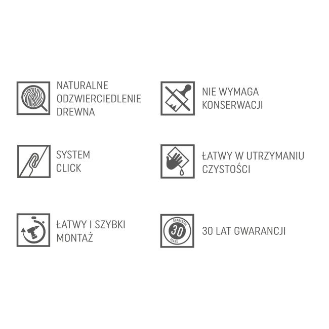 Podbitka dachowa perforowana SV-07 brązowa 8.1m2 10 sztuk Vox
