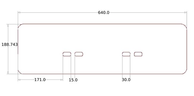 Podkładka akustyczna do umywalki Equation KK-POL
