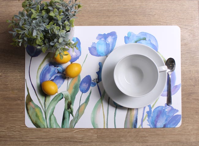 Podkładka na stół Tulipany prostokątna 43 x 28 cm