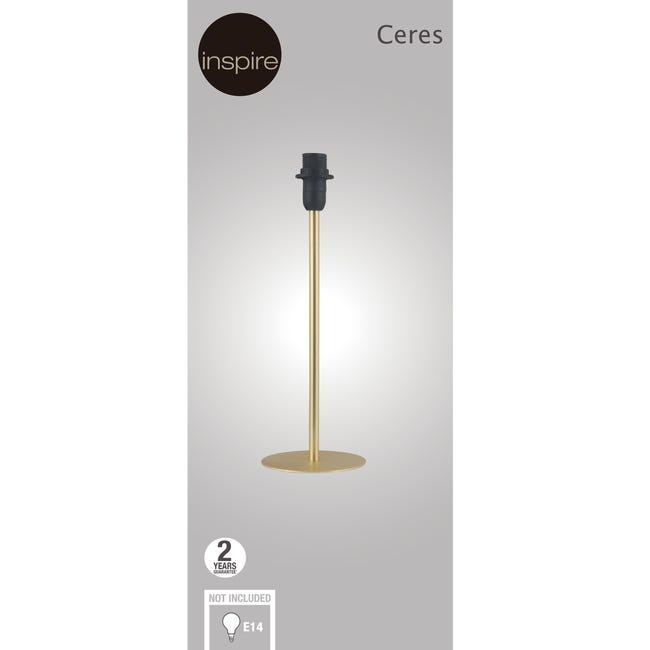 Podstawa lampy stołowej Ceres mosiądz E14 Inspire