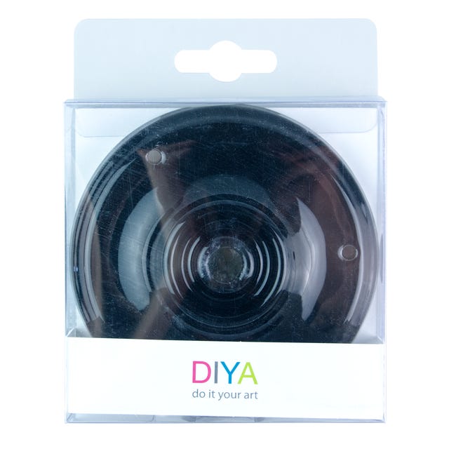 Podsufitka ceramiczna POJEDYNCZA E27 czarna LH0502