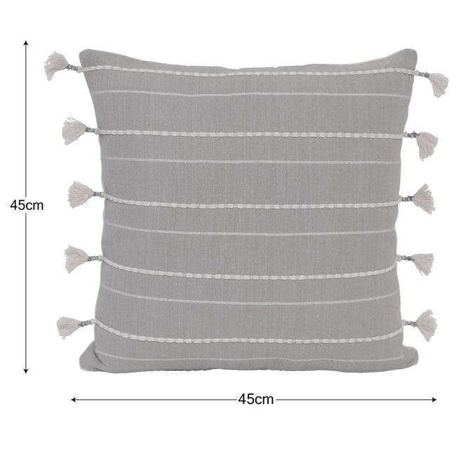 Poduszka Amadou szara 45 x 45 cm Inspire
