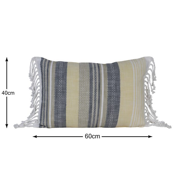 Poduszka David żółta 60 x 40 cm Inspire