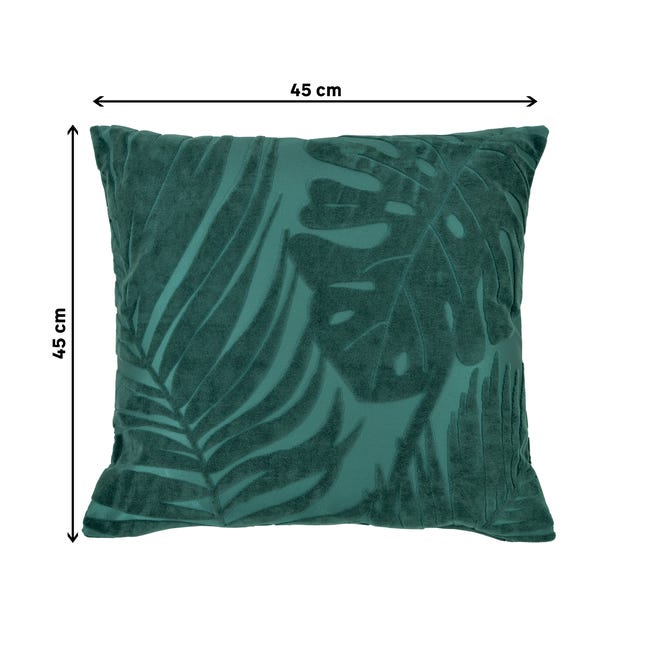 Poduszka Neven Emerald zielona 45 x 45 cm Inspire