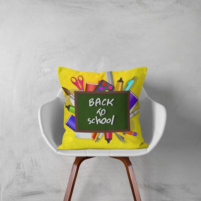 Poduszka dla dzieci Schoolmania Tablica 45 x 45 cm