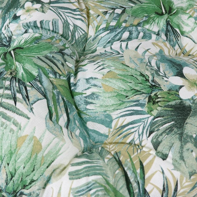 Poduszka na fotel, podłogę Brasil Jungle zielona 60
