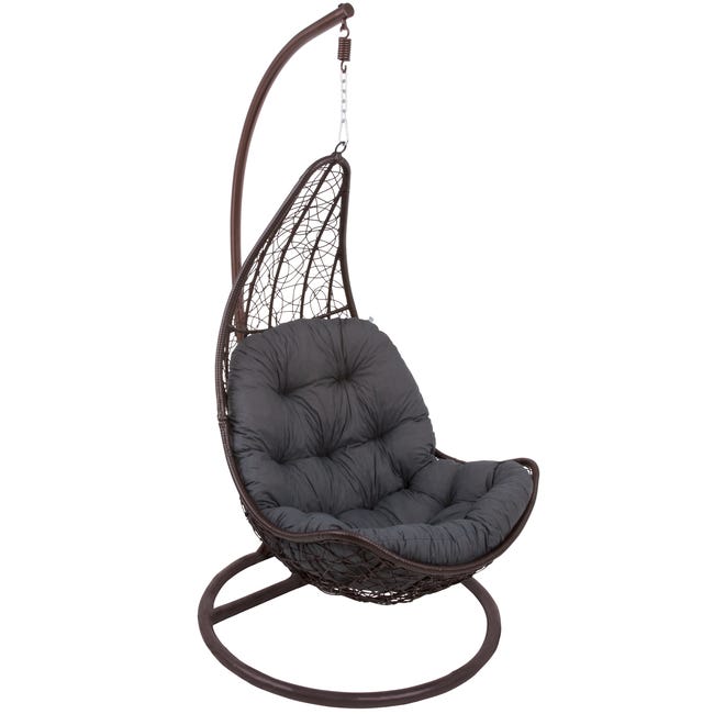 Poduszka na fotel wiszący Trap 90x144 cm antracytowa Patio