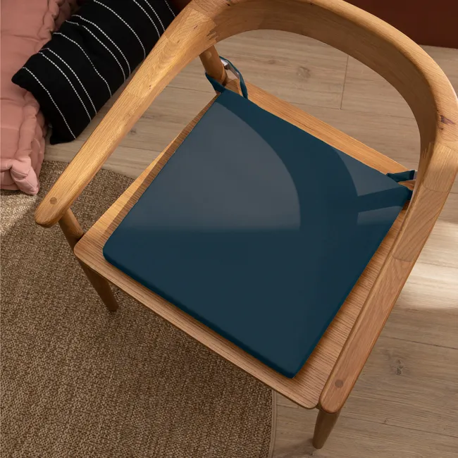 Poduszka na krzesło Joy niebieska 40 x 40 x 4 cm Inspire