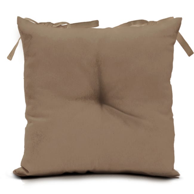 Poduszka na krzesło Silla beżowa taupe 40 x 40 x 2 cm