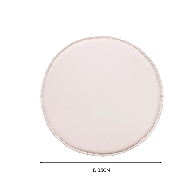 Poduszka na krzesło okrągła Solo śr. 35 cm x 1.5 cm Inspire
