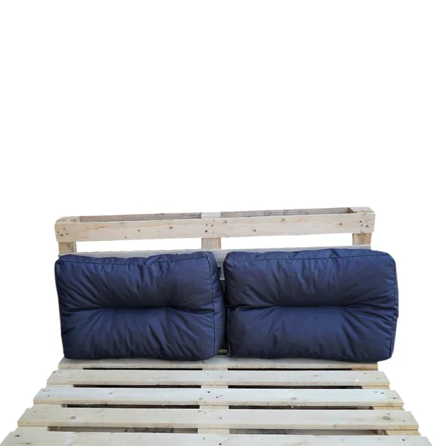 Poduszki na meble z palet 58x38x8 cm 2 szt. antracytowe Vog