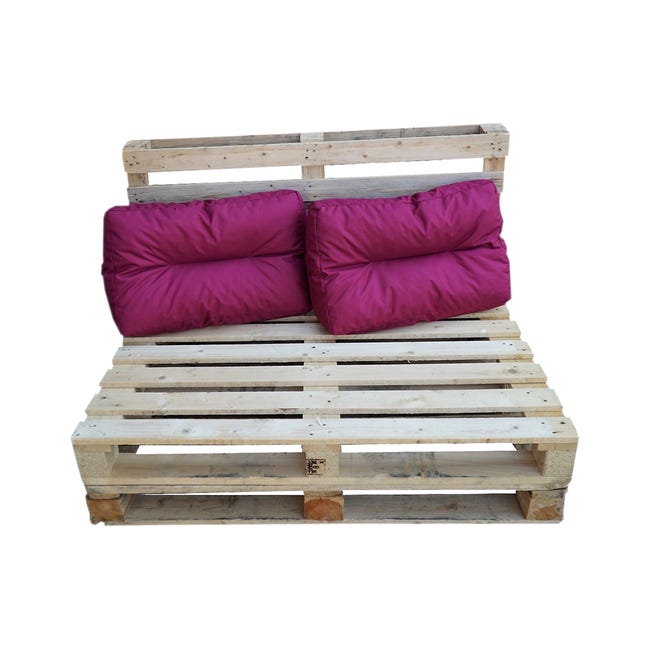 Poduszki na meble z palet 58x38x8 cm 2 szt. różowe Vog