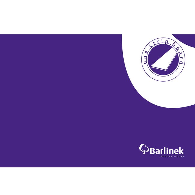 Podłoga drewniana deska trójwarstwowa jodełka klasyczna dąb 1-lamelowa lakier cream 14 mm Barlinek