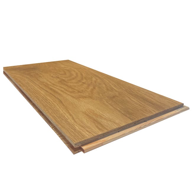 Podłoga drewniana deska warstwowa mozaika dąb lakier mat 15x190x380 mm Woodplast