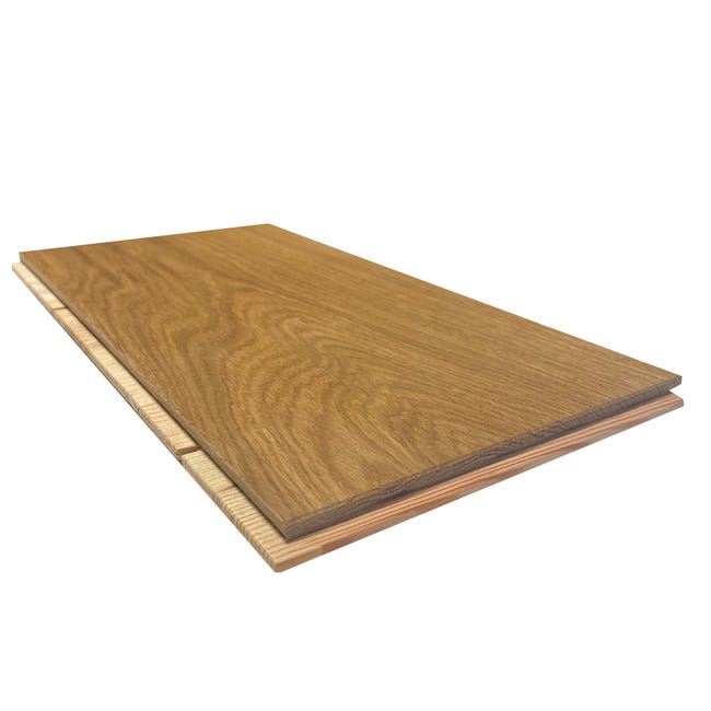 Podłoga drewniana deska warstwowa mozaika dąb lakier mat 15x190x380 mm Woodplast