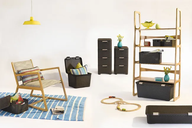 Pojemnik Rattan Style 72 l 79 x 33 x 39.7 cm Curver