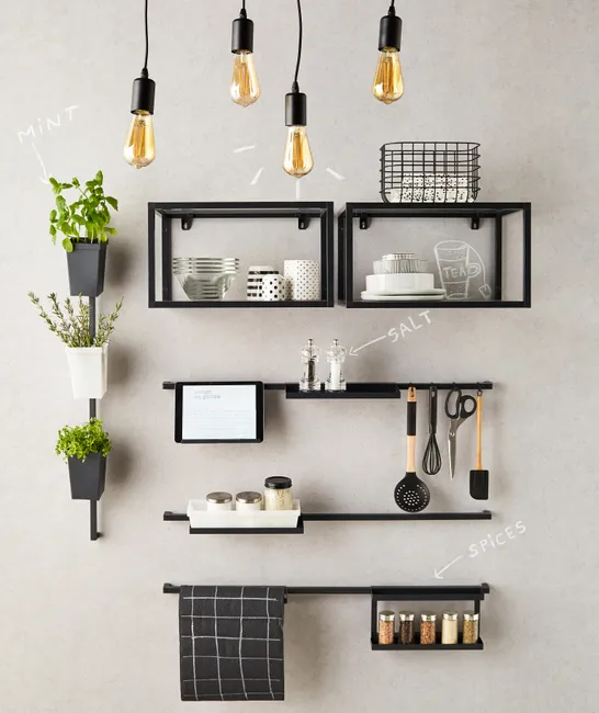 Pojemnik do szuflad 45 x 20 x 6.7 cm szary Delinia iD