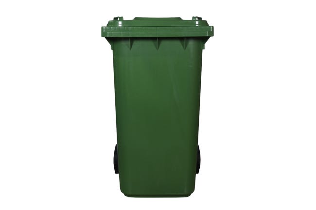 Pojemnik na odpady szklane 240l zielony