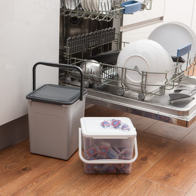 Pojemnik na proszek do prania Basic 9L antracyt Rotho