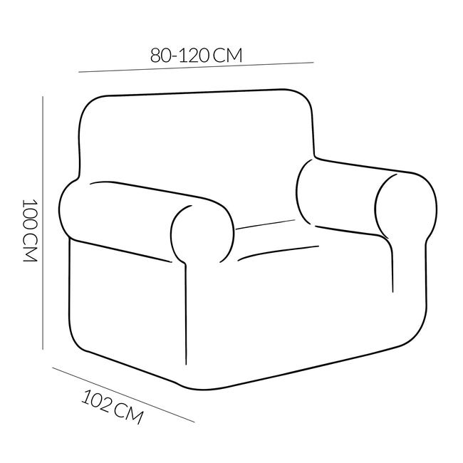 Pokrowiec na fotel Smart Protect Velvet Gold