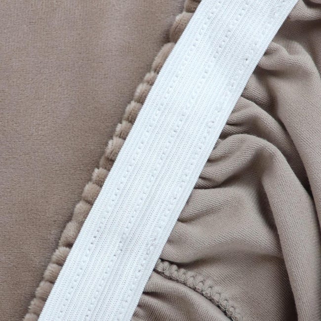 Pokrowiec na sofę 2-osobową Smart Protect Velvet beżowy M