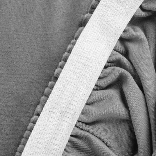 Pokrowiec na sofę 4-osobową Smart Protect Velvet szary XL
