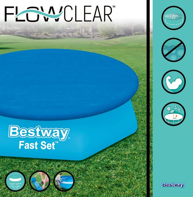 Pokrywa do basenu BESTWAY 58032 rozporowego śr.244 cm