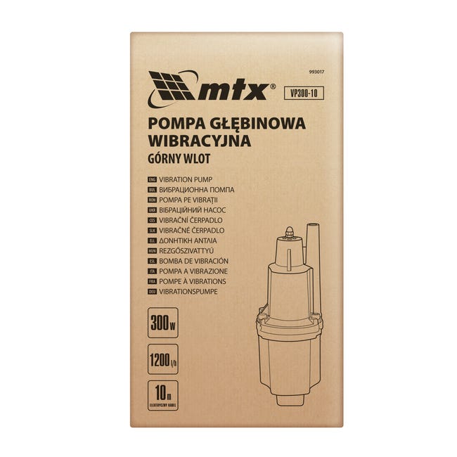 Pompa głębinowa MTX 300W 1200l/h