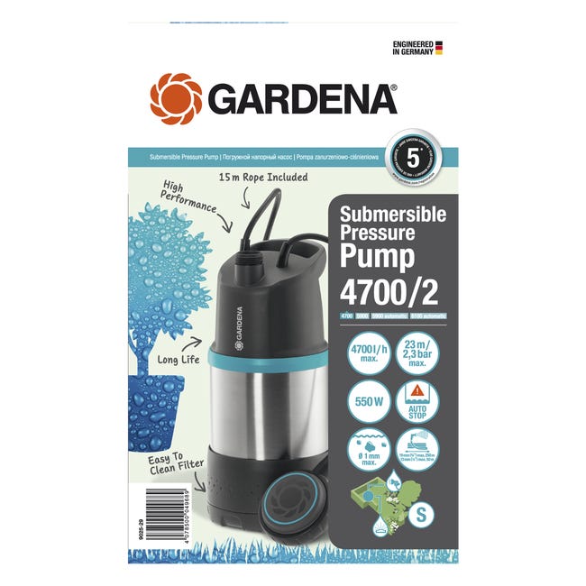 Pompa odwadniająca do wody czystej Gardena 4700l/h 550W