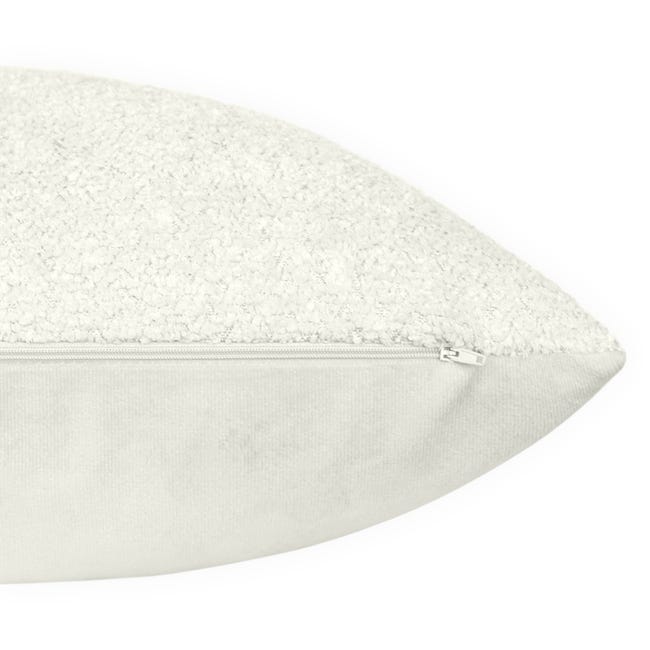 Poszewka na poduszkę Prestige Boucle biała 45 x 45 cm
