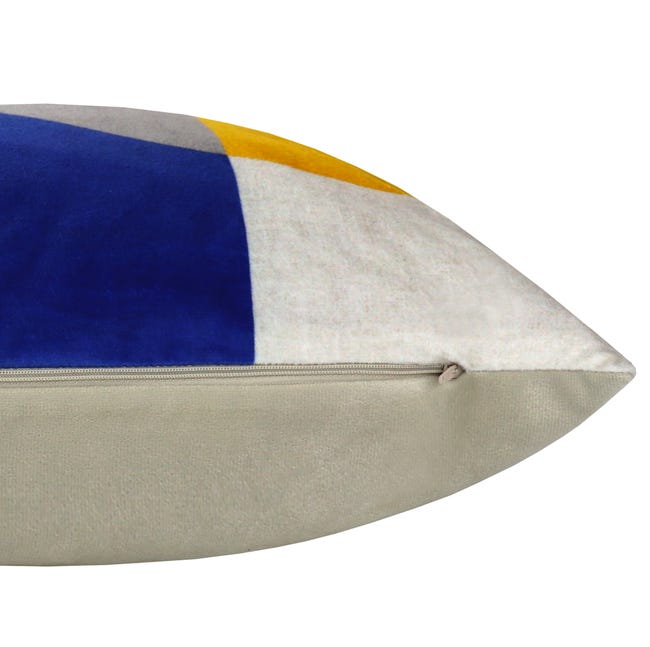 Poszewka na poduszkę Velvet Altea żółta 43 x 43 cm