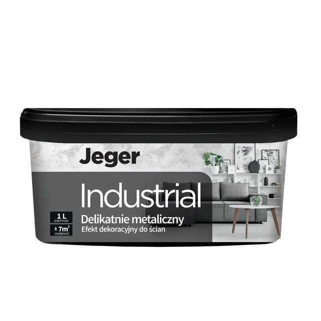 Powłoka dekoracyjna INDUSTRIAL Bazalt Efekt metalowy JEGER