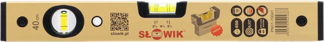 Poziomica 2 LIBELKI PN01 400 mm SŁOWIK
