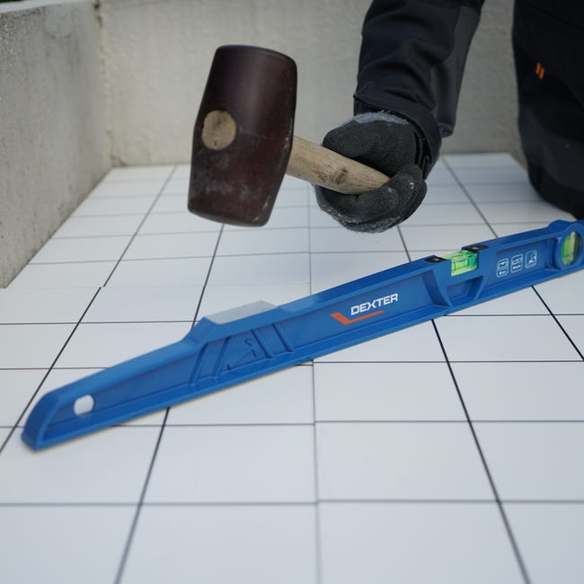 Poziomica trapezowa 2 libelki 800mm DEXTER