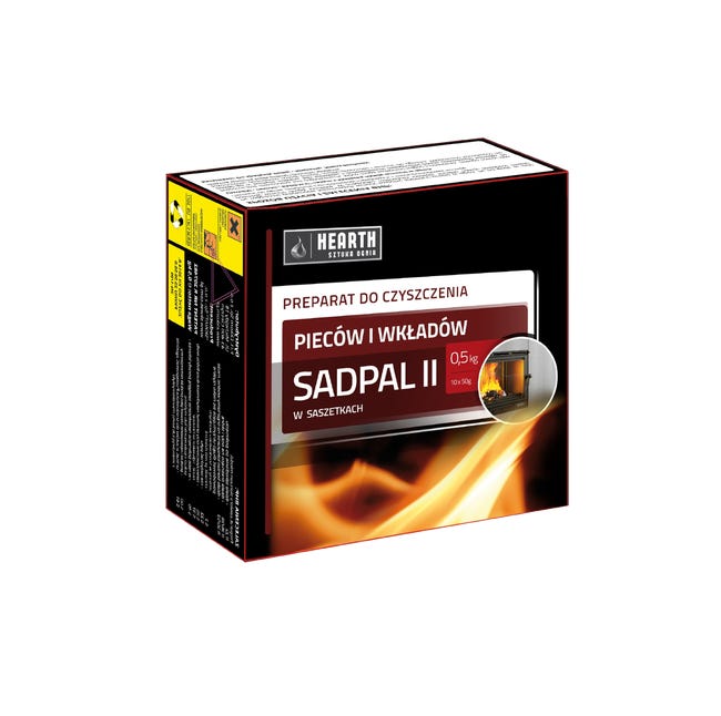 Preparat Hearth Sadpal II 0.5 kg 10 saszetek Clean Fire